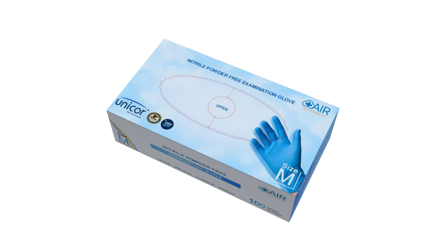 5 mil Nitrile Exam & General Glove (Medium)